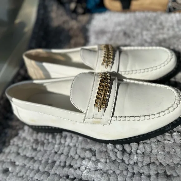 ASOS Gold Chain Loafers - Picture 3 of 7